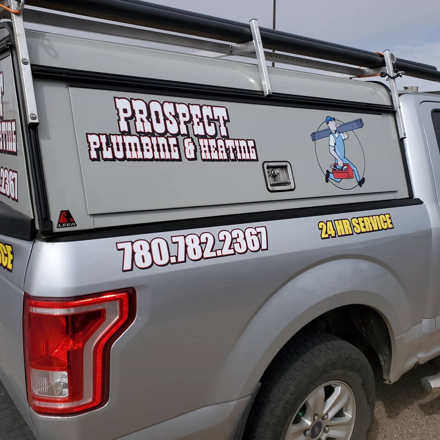 Prospect Plumbing & Heating work truck