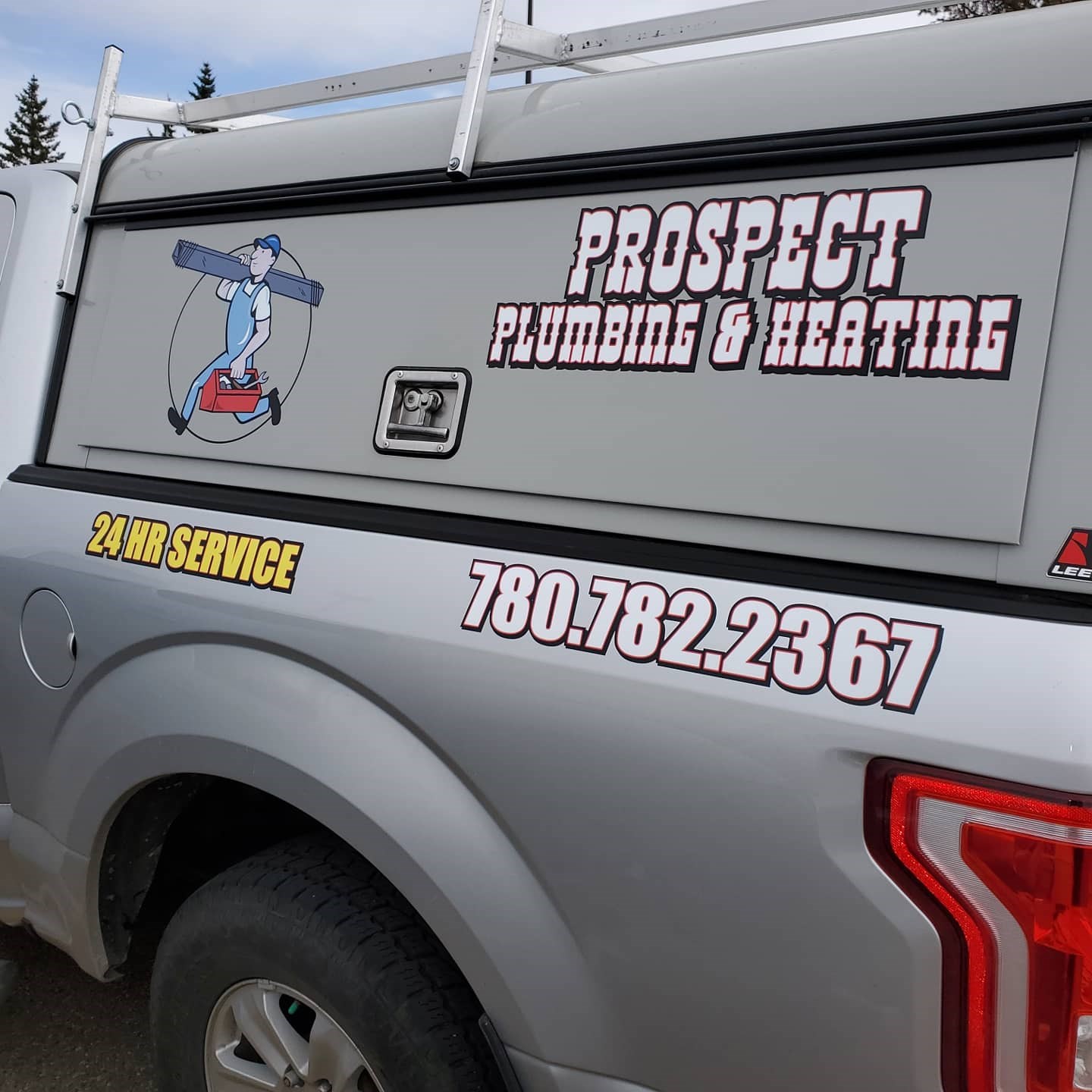 Prospect Plumbing & Heating work truck